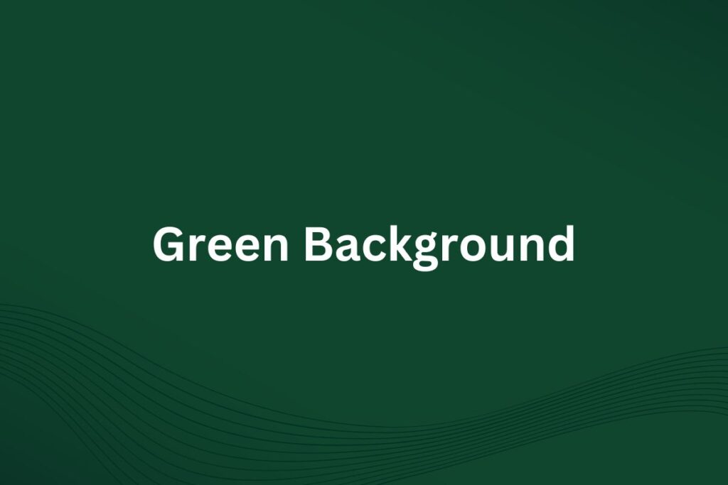 Green Background