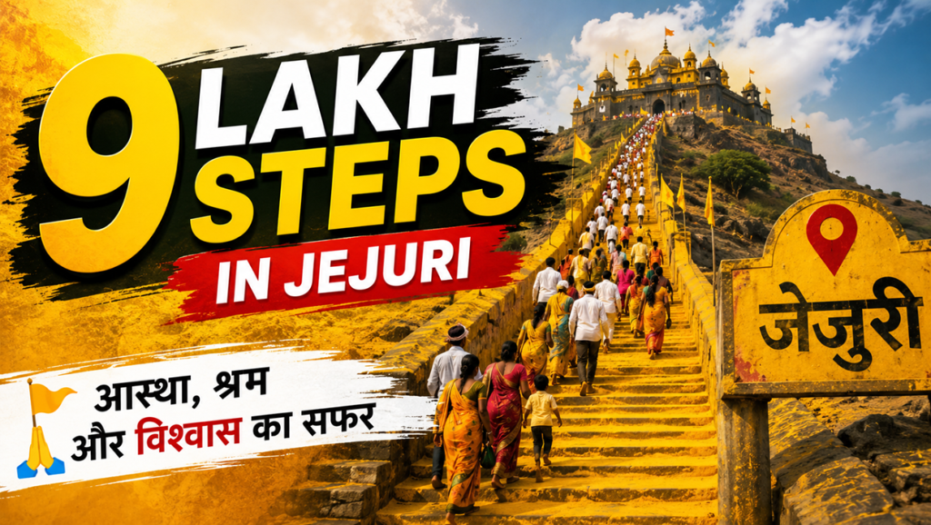 9 Lakh Steps In Jejuri