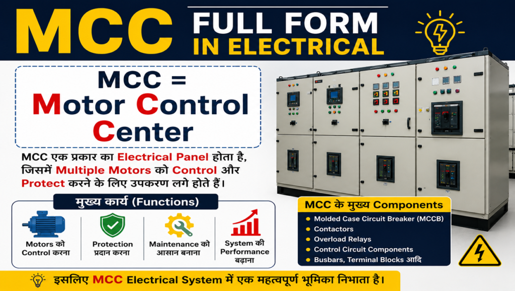 Mcc Full Form In Electrical