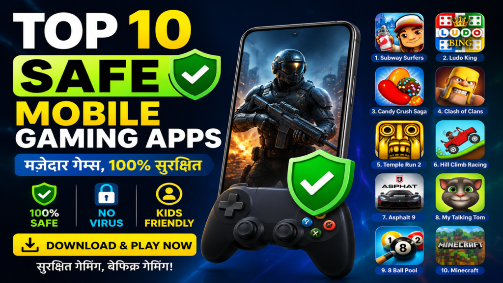 Top 10 Safe Mobile Gaming Apps