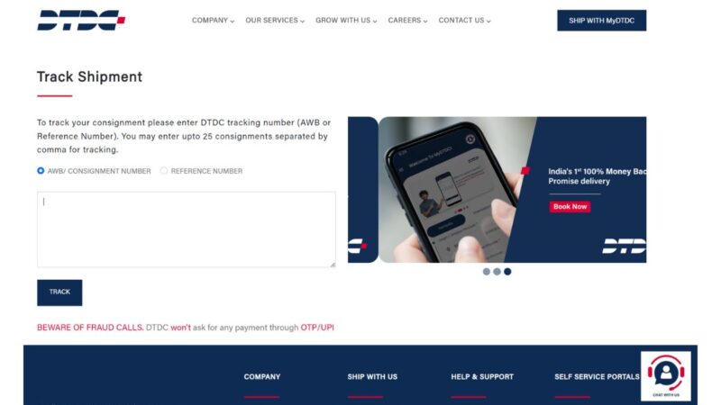 Dtdc Tracking nashik