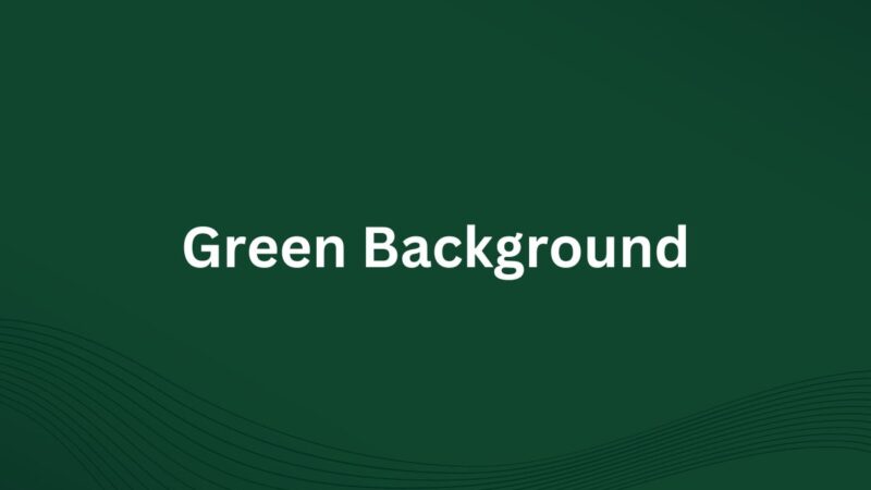 Green Background