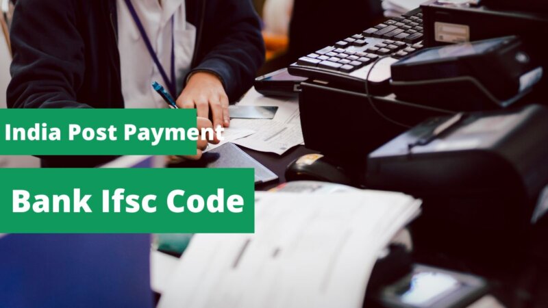 India Post Payment Bank Ifsc Code Maharashtra