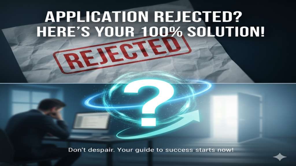 Application Reject Ho Gaya Kya Kare 100% Solution Yahan Hai!