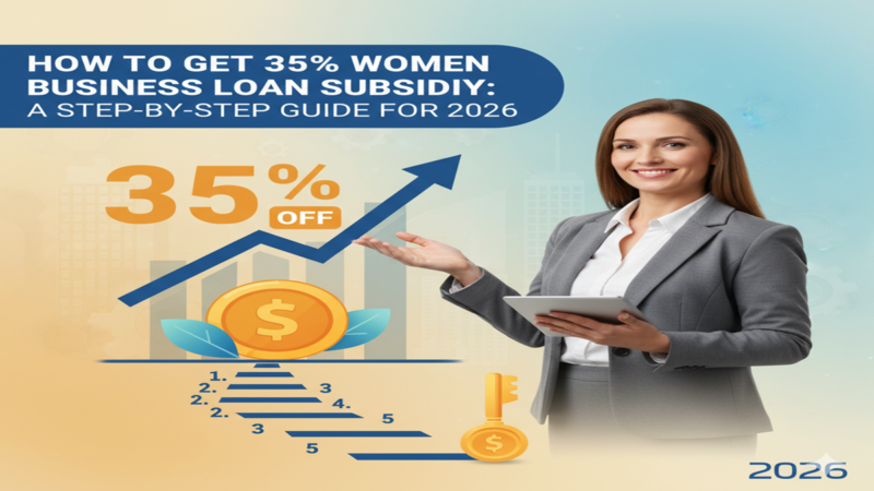 How To Get 35% Women Business Loan Subsidy: A Step-By-Step Guide For 2026