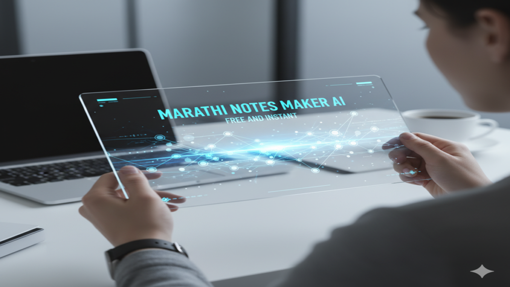 Marathi notes maker AI free