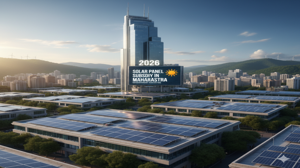 Solar panel subsidy in Maharashtra 2026