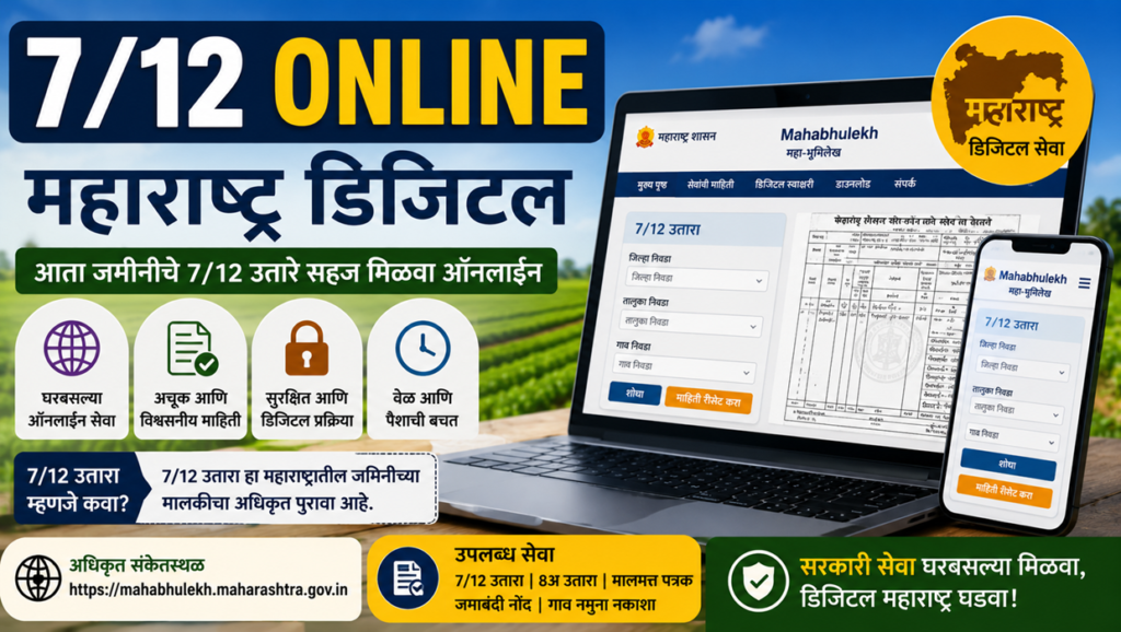 7 12 online maharashtra digital