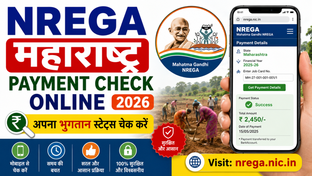 NREGA Maharashtra Payment Check Online Mobile