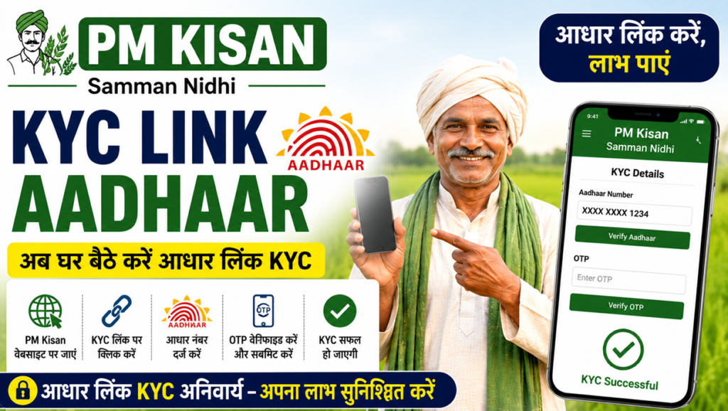 Pm Kisan Kyc Link Aadhaar