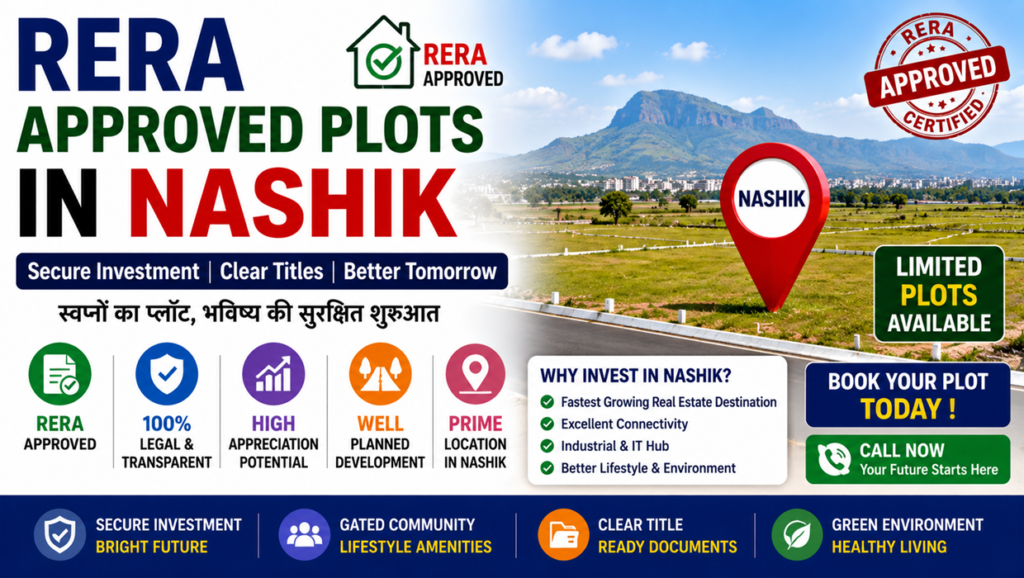 RERA approved plots in Nashik