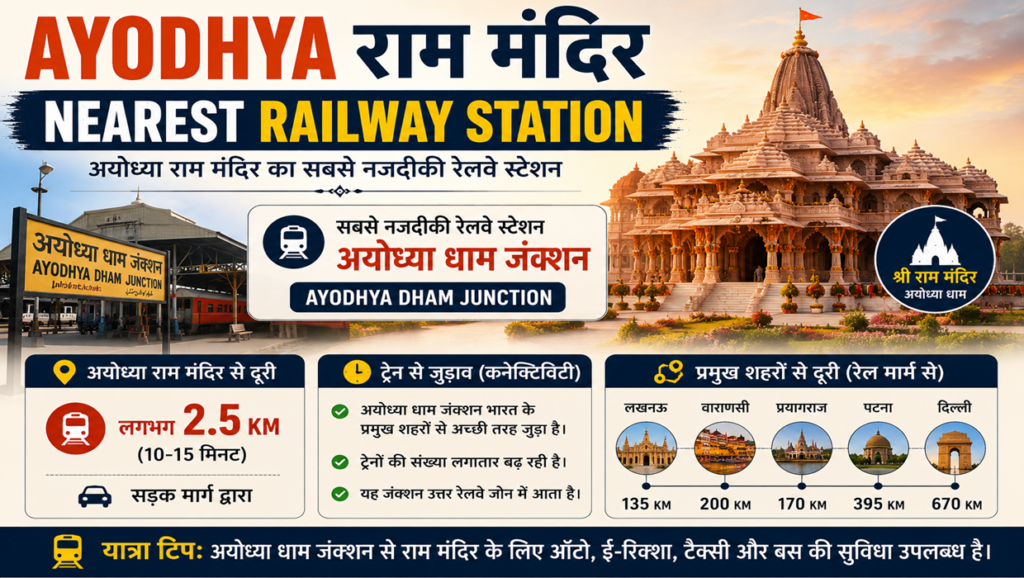 ayodhya ram mandir nearest railway station