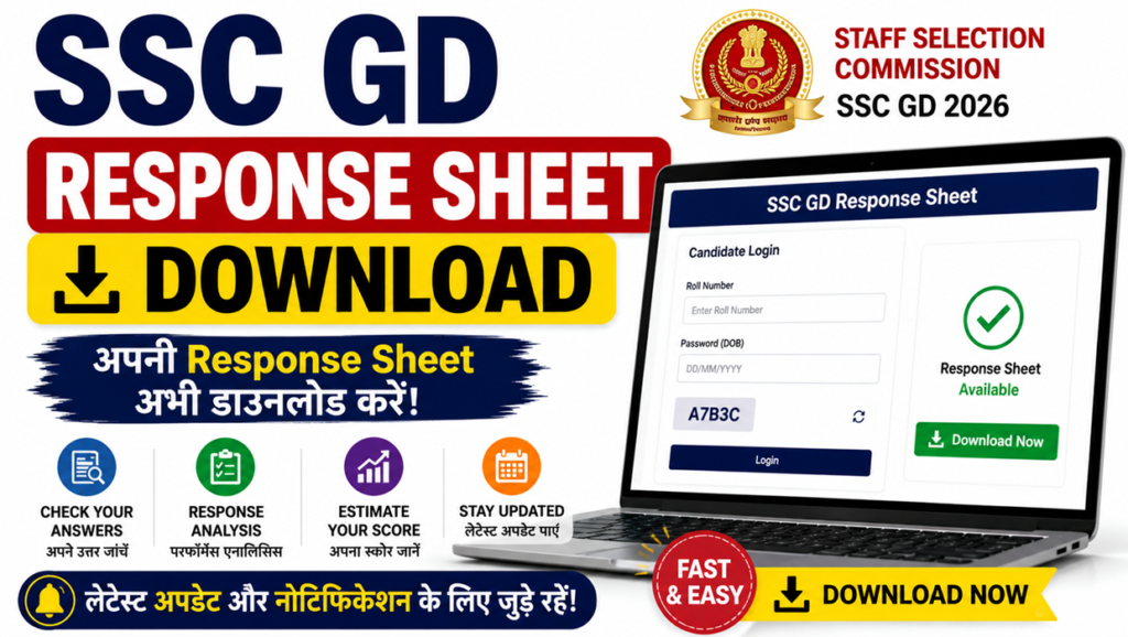download ssc gd response sheet