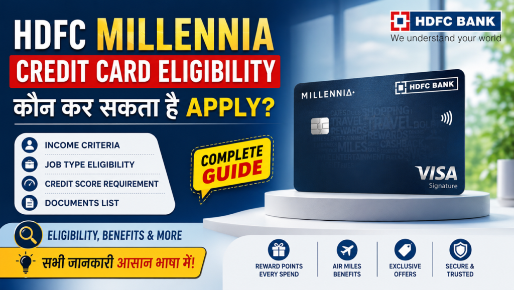 hdfc millenia credit card eligibility