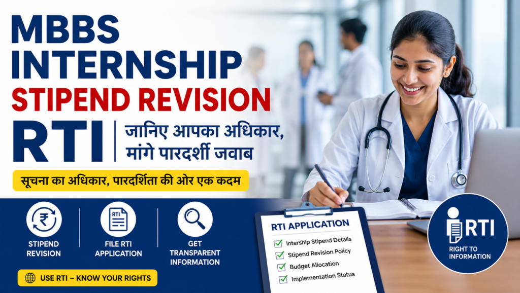 mbbs internship stipend revision rti