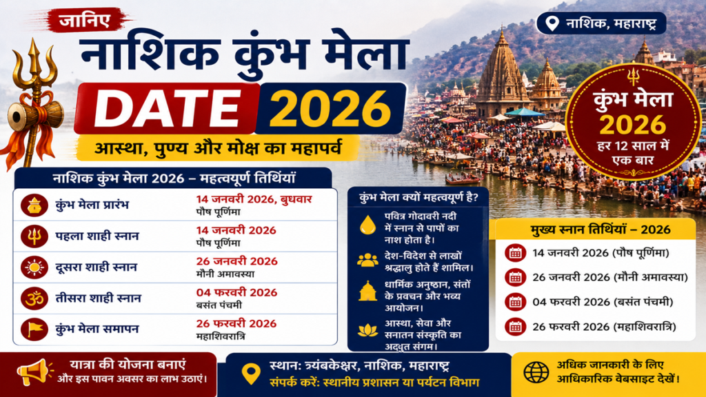 nashik kumbh mela date 2026