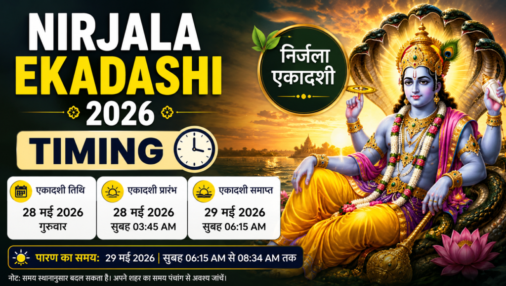 nirjala ekadashi 2026 timing