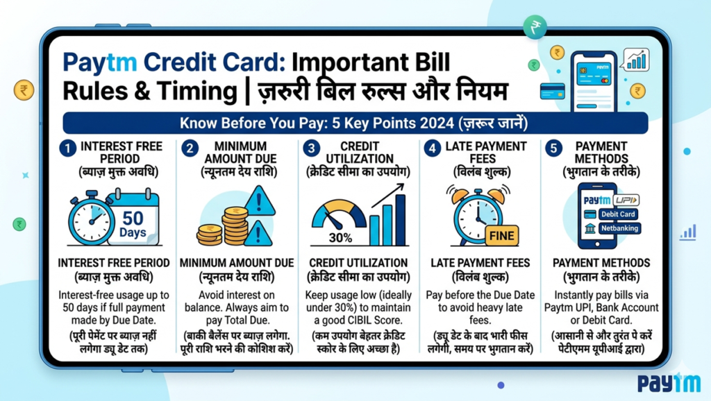 paytm card bill rules