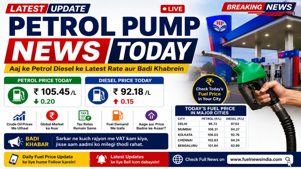 petrol pump news today