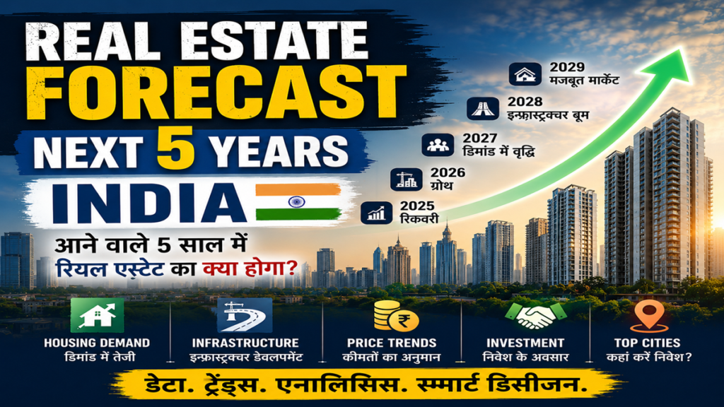 real estate forecast next 5 years india