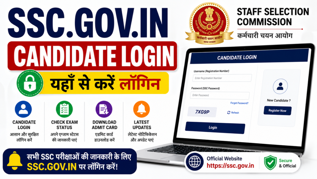 ssc gov in candidate login