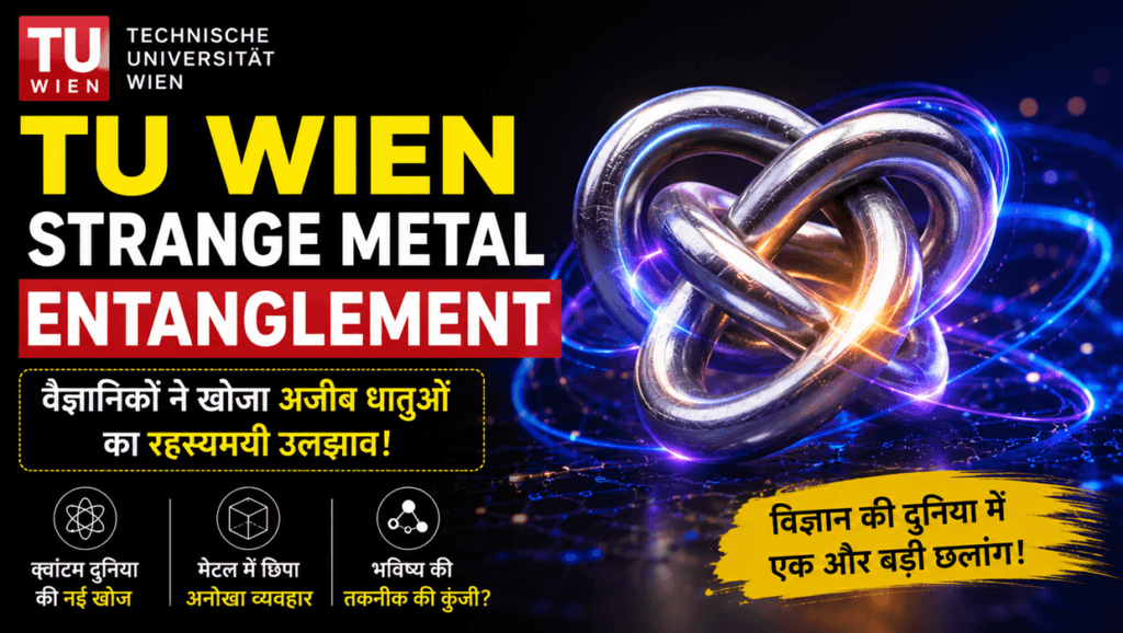 tu wien strange metal entanglement
