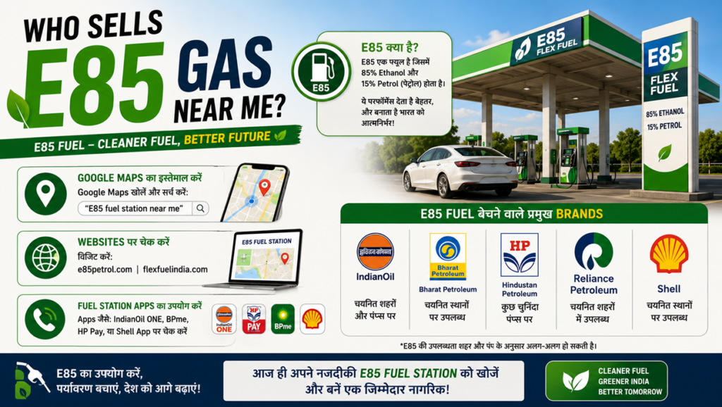 who sells e85 gas near me
