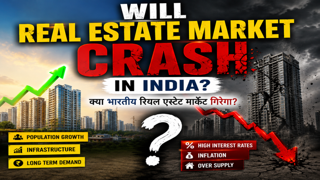 will real estate market crash in india
