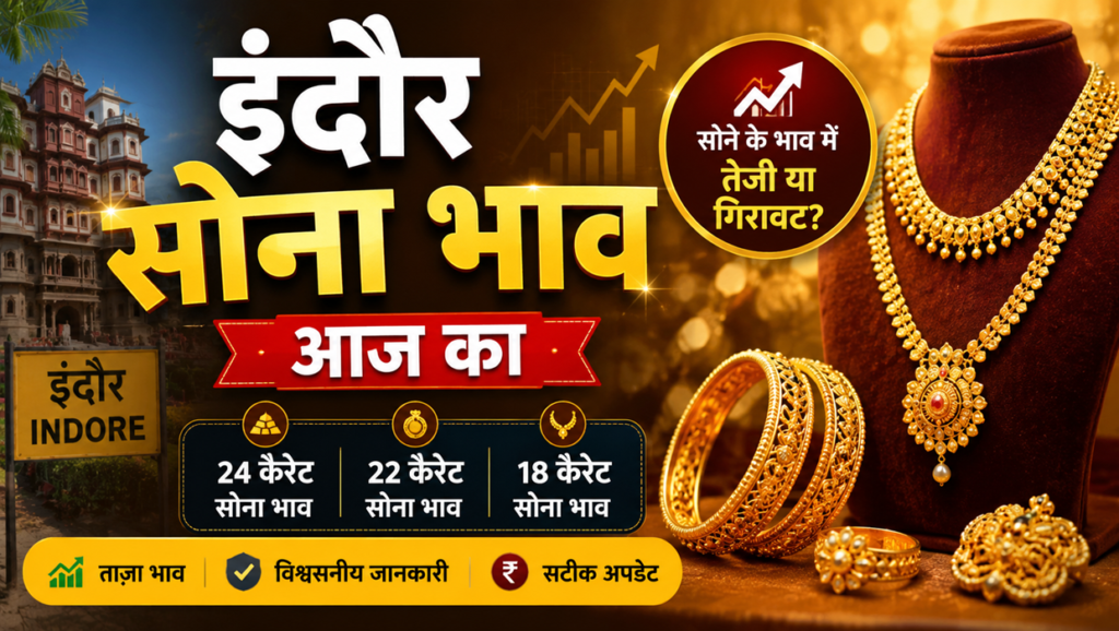 इंदौर सोना भाव आज का