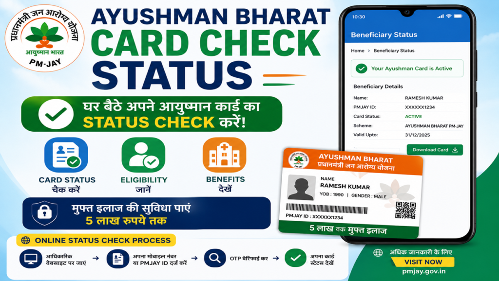 Ayushman Bharat Card Check Status