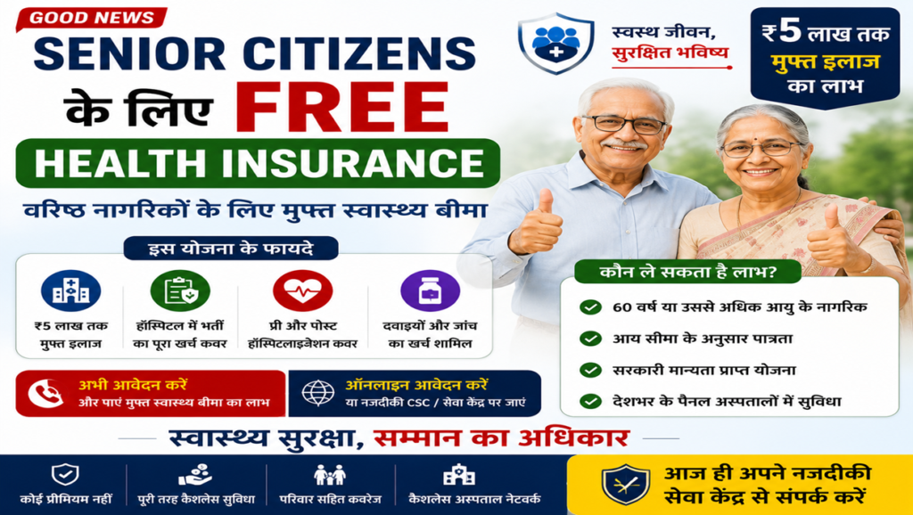 Free health insurance for senior citizens
