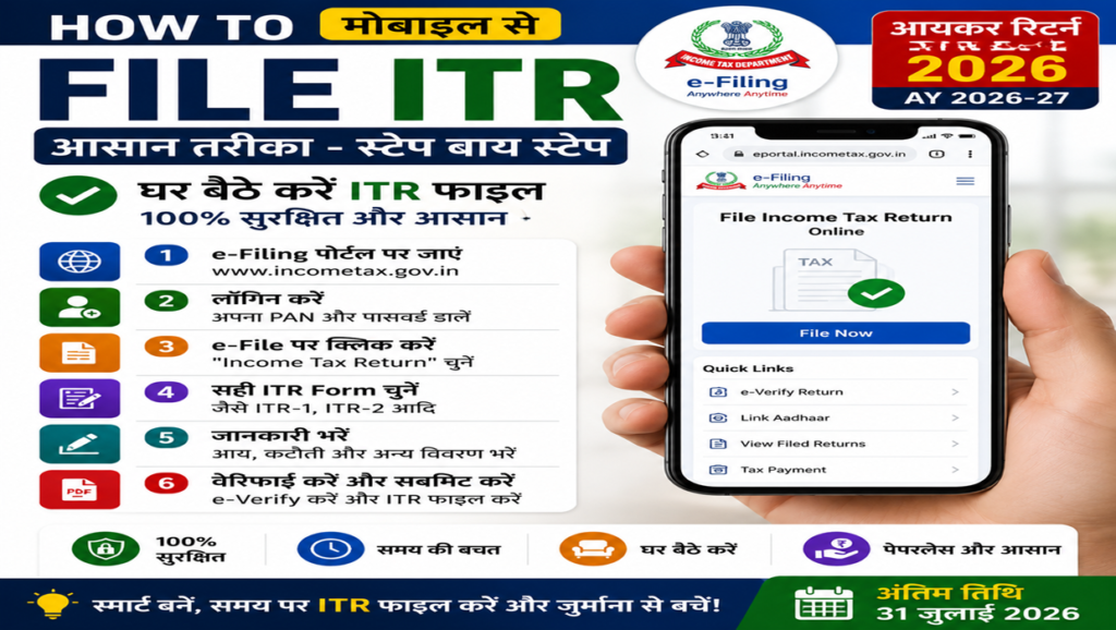 How to file ITR mobile
