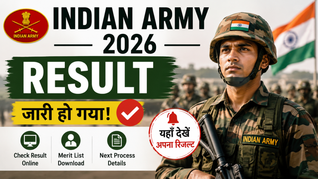 Join Indian Army 2026 Result