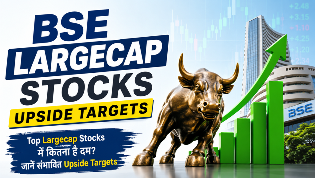 bse largecap stocks upside targets