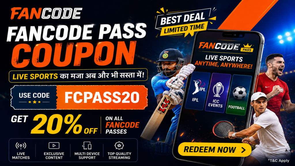 fancode pass coupon