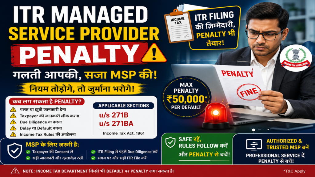 itr managed service provider penalty