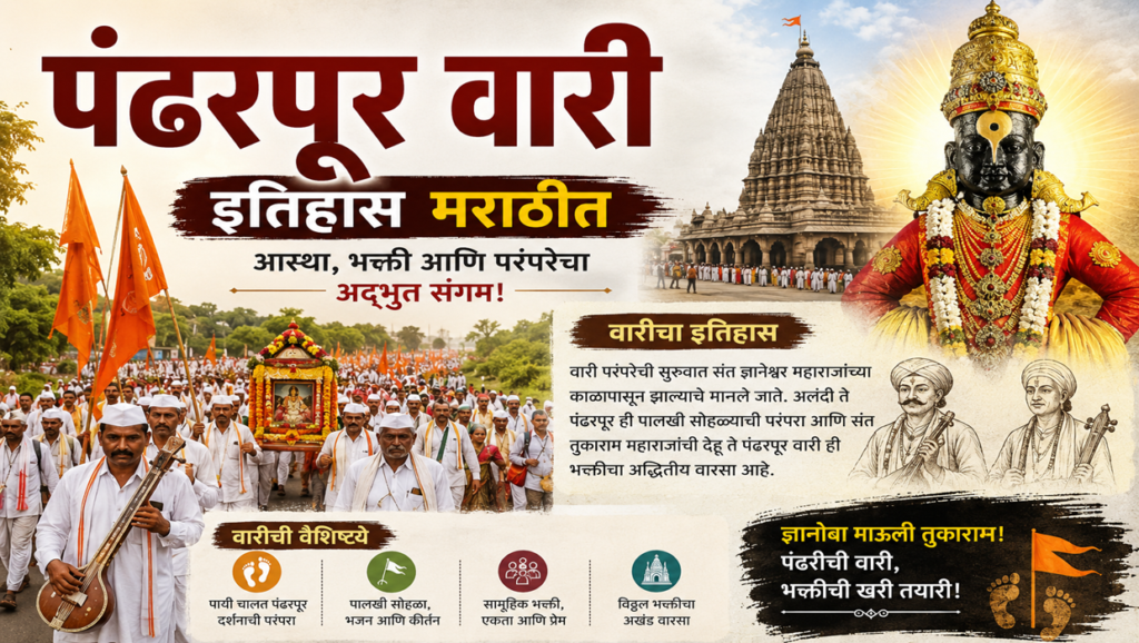 pandharpur wari history in marathi
